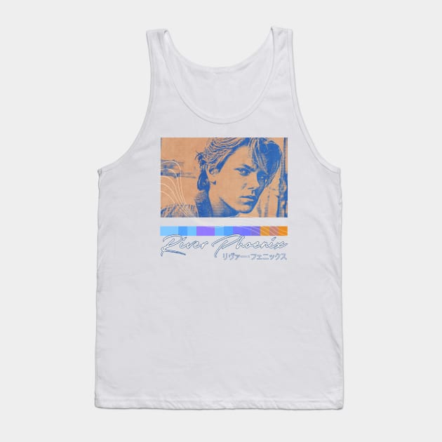 River Phoenix // 90s Aesthetic Fan Design Tank Top by unknown_pleasures